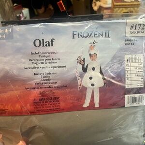 Toddler Olaf Costume Size 3-4